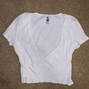 White Crossover Shirt